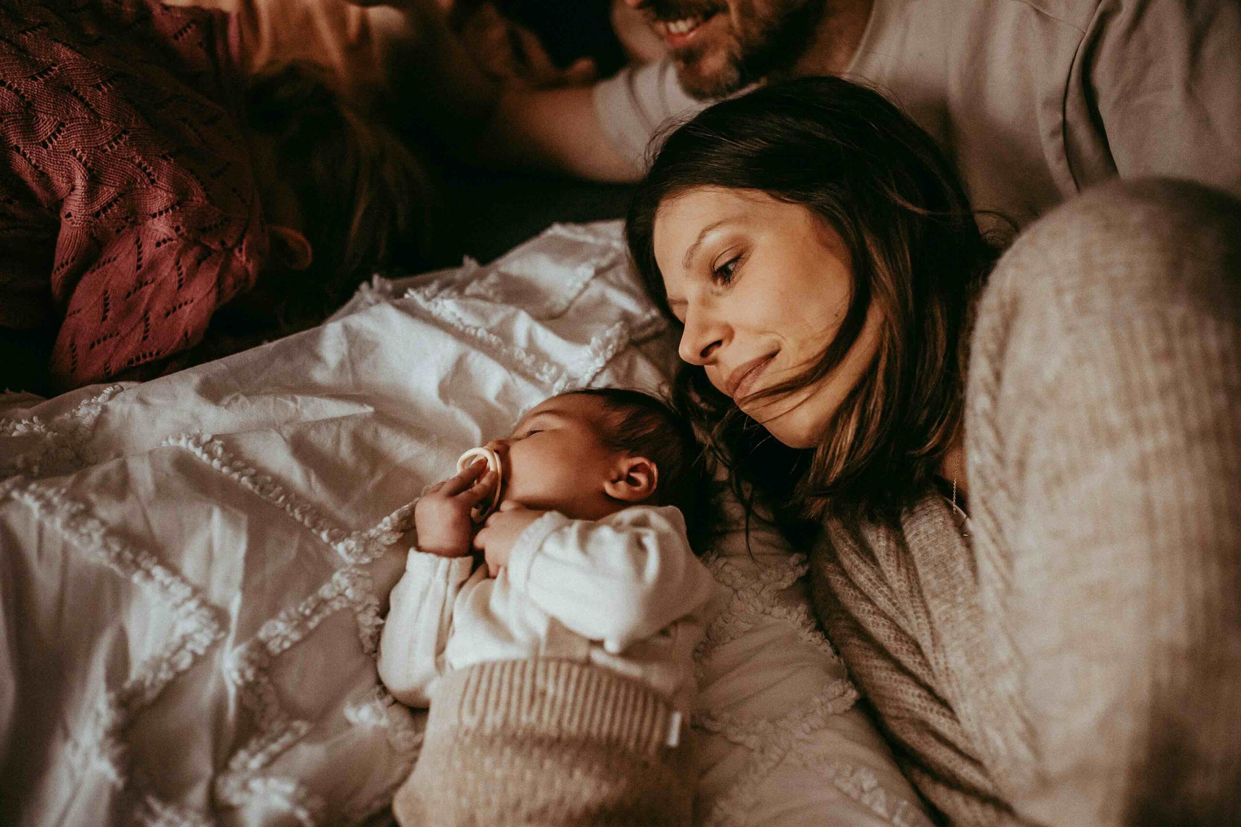 Fotoshooting von Sandra, Gründerin von lieblingsschlafen