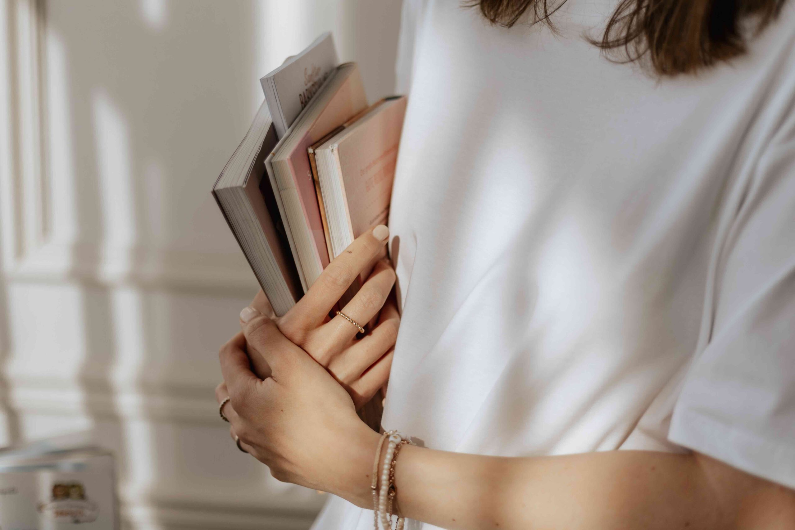 Fotoshooting von Sandra, Gründerin von lieblingsschlafen
