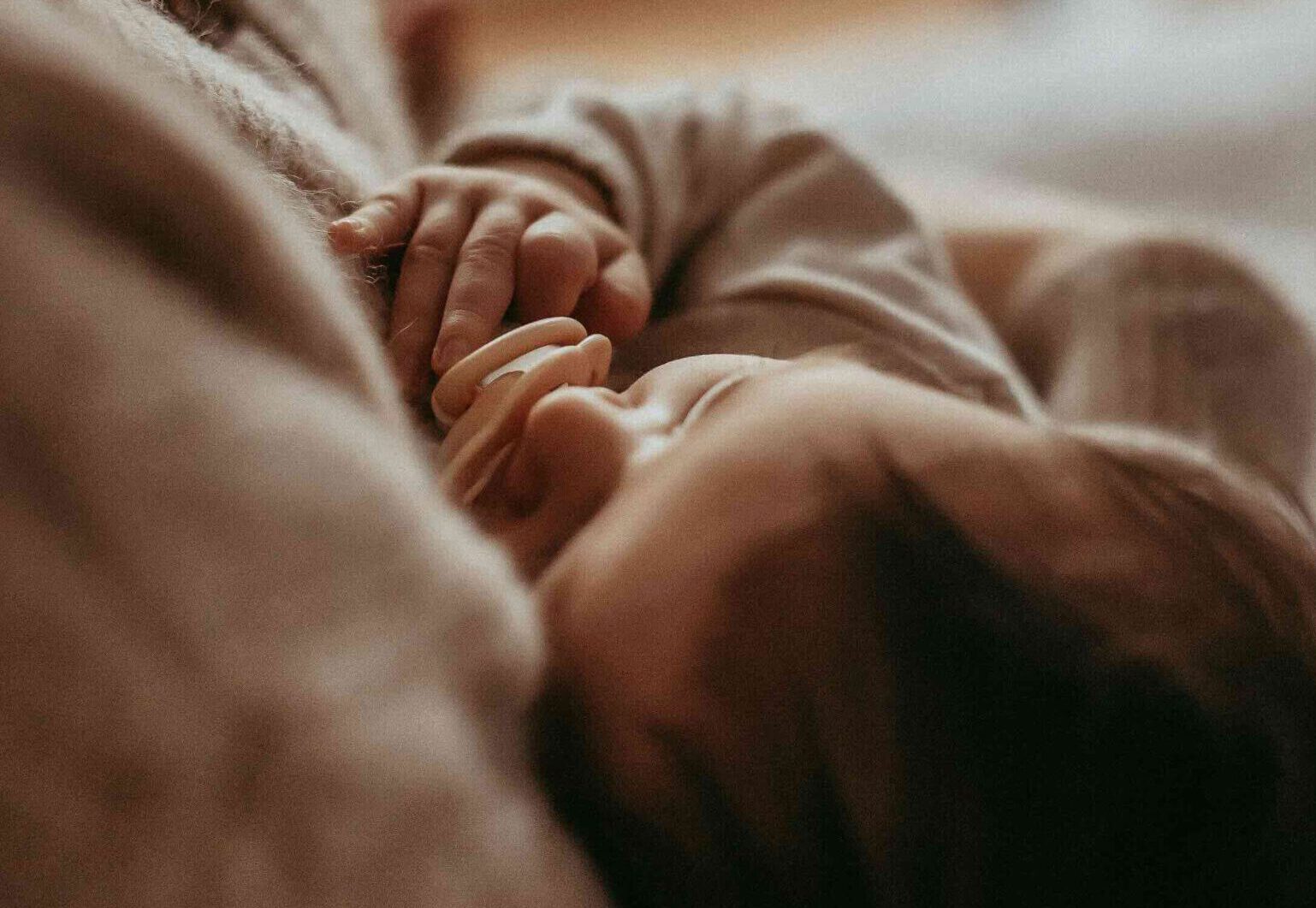 Fotoshooting von Sandra, Gründerin von lieblingsschlafen